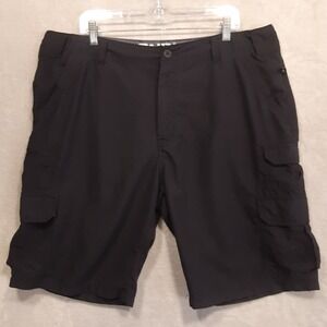 Denali Mens Lightweight Cargo Shorts Sz.40x11/Black/8 Pockets/RN95705/Outdoor